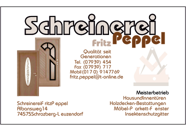 Schreinerei Peppel GbR